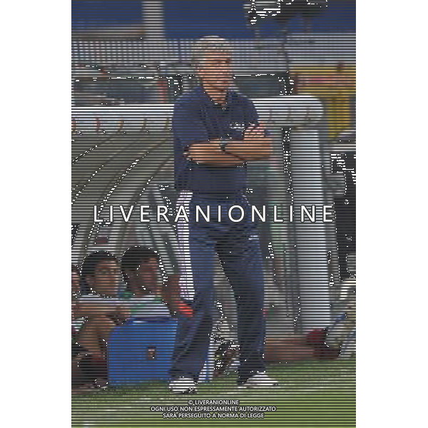 Genoa - Slavia Praga Uefa Europa Leauge 2009/2010 17-09-2009 Genova Nella foto: gianpiero gasperini ©Alessandro Falzone/Agenzia Aldo Liverani Sas