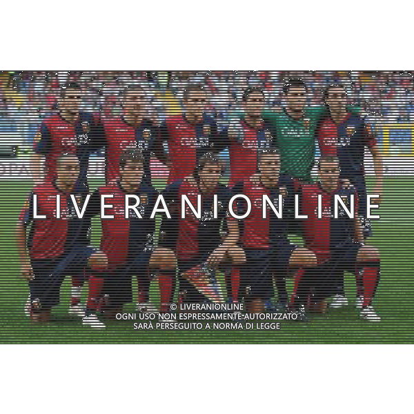 Genoa - Slavia Praga Uefa Europa Leauge 2009/2010 17-09-2009 Genova Nella foto: la formazione del genoa ©Alessandro Falzone/Agenzia Aldo Liverani Sas