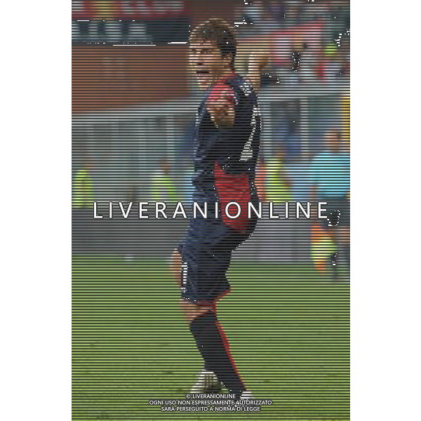 Genoa - Slavia Praga Europa Leauge 2009/2010 17-09-2009 Genova Nella foto: Esultanza di Zapater dopo il gol ©Alessandro Falzone/Agenzia Aldo Liverani Sas