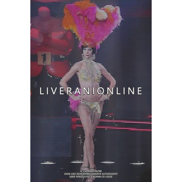 1ma PUNTATA DI \' CHIAMBRETTI NIGHT - SOLO PER NUMERI UNO\' NELLA FOTO: LOLA MOGALLE ( ballerina del Moulin Rouge) © ANTONIO SORANO - AG. ALDO LIVERANI SAS