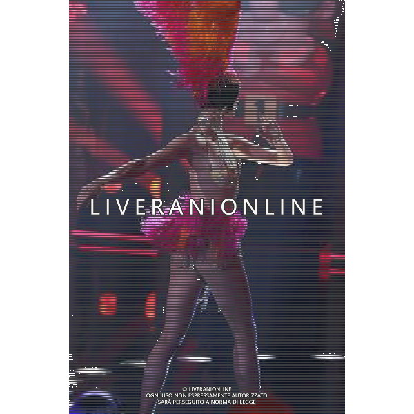1ma PUNTATA DI \' CHIAMBRETTI NIGHT - SOLO PER NUMERI UNO\' NELLA FOTO: LOLA MOGALLE ( ballerina del Moulin Rouge) © ANTONIO SORANO - AG. ALDO LIVERANI SAS