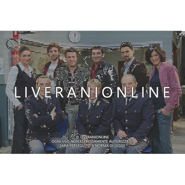 FICTION TV: \' DISTRETTO DI POLIZIA 9\' nella foto: Anna Foglietta, Flavio Parenti, Stefano Pesce, Max Giusti, Simone Corrente, Giulia Bevilaqua, Gianni Ferreri, Daniela Marozzi, Marco Marzocca © Ufficio Stampa Mediaset - Ag. Aldo Liverani sas