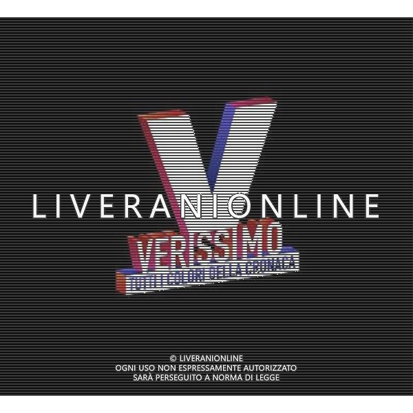 TRASMISSIONE TV: \'Verissimo - Tutti i colori della cronaca\' nella foto: logo Ag. Aldo Liverani sas