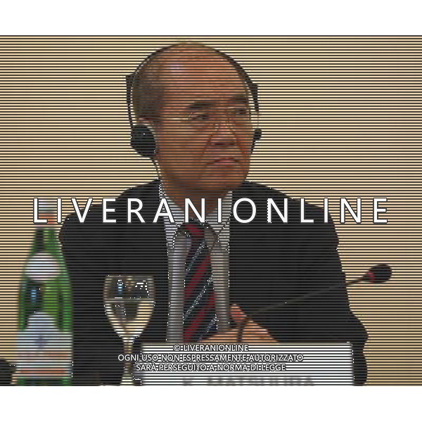 MONZA 24.09-09 Prima edizione del Forum Unesco intitolato \'Creativita\', Innovazione ed eccellenza: dall\'Artigianato alle Industrie del design e della moda\' nella foto : KOICHIRO MATSUURA (DIR.GEN.LE UNESCO) FOTO SORANO /ALDO LIVERANI SAS 