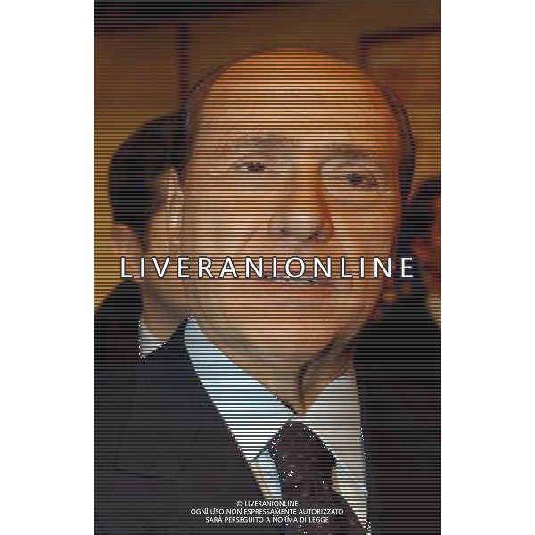 SILVIO BERLUSCONI summit intergovernativo per la costituzione europea presso il consiglio europeo foto mauro bottaro/ag aldo liverani Bruxelles 13/12/03