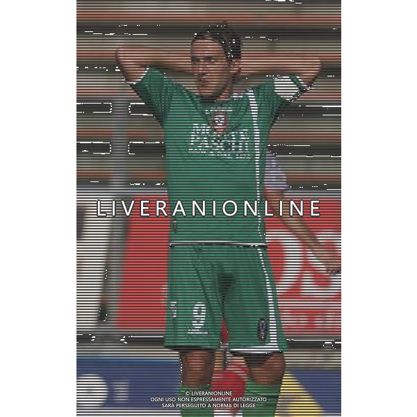 CREMONESE-AREZZO LEGA PRO 27/09/2009 NELLA FOTO VINCENZO CHIANESE AG ALDO LIVERANI