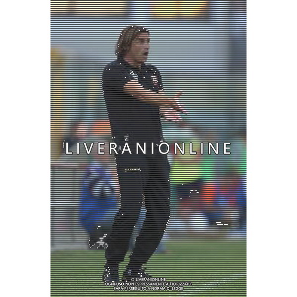 CREMONESE-AREZZO LEGA PRO 27/09/2009 NELLA FOTO LEONARDO SEMPLICI AG ALDO LIVERANI