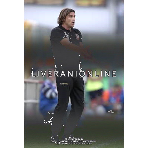 CREMONESE-AREZZO LEGA PRO 27/09/2009 NELLA FOTO LEONARDO SEMPLICI AG ALDO LIVERANI