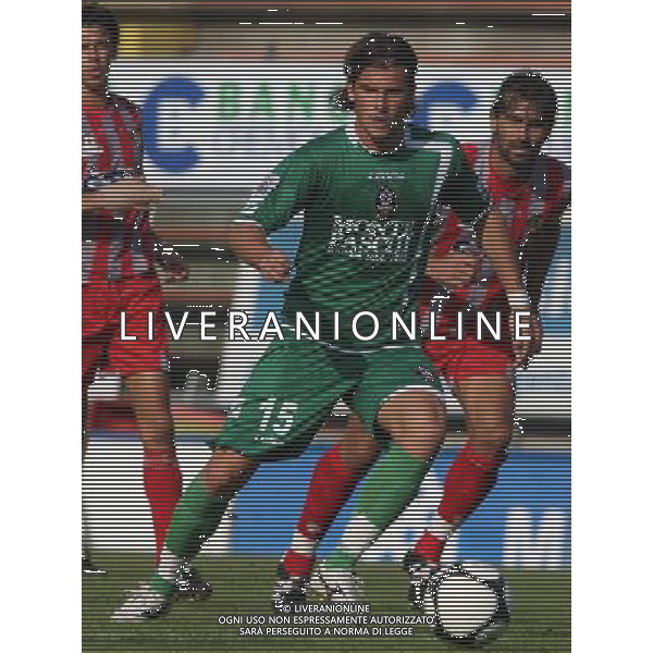 CREMONESE-AREZZO LEGA PRO 27/09/2009 NELLA FOTO MANIERO RICCARDO AG ALDO LIVERANI