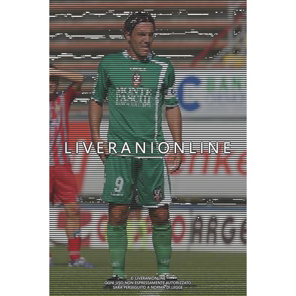 CREMONESE-AREZZO LEGA PRO 27/09/2009 NELLA FOTO VINCENZO CHIANESE AG ALDO LIVERANI