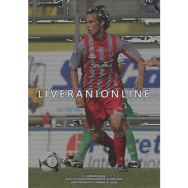 CREMONESE-AREZZO LEGA PRO 27/09/2009 NELLA FOTO FIETTA GIOVANNI AG ALDO LIVERANI