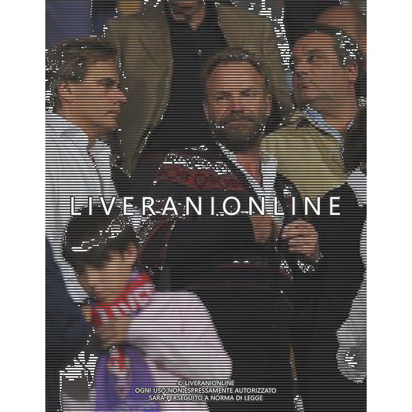 Champions League 2009/2010 Gruppo E Firenze - 29.09.2009 ACF Fiorentina-FC Liverpool Nella Foto: IL CANTANTE STING IN TRIBUNA /Ph.Vitez-Ag. Aldo Liverani