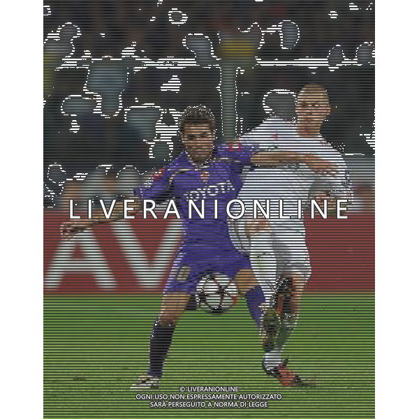 Champions League 2009/2010 Gruppo E Firenze - 29.09.2009 ACF Fiorentina-FC Liverpool Nella Foto: ADRIAN MUTU-SKRTEL /Ph.Vitez-Ag. Aldo Liverani