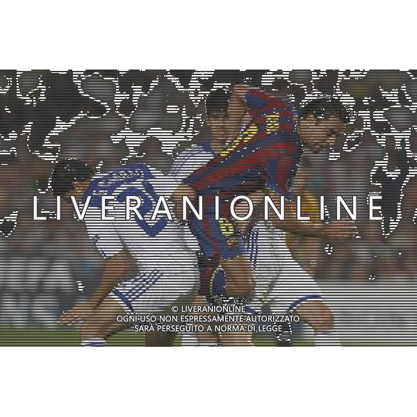 Barcellona vs Dinamo Kiev 29/09/2009 Champions League nella foto Xavi Hernandez (Bar) © Acero / ALFAQUI/Agenzia Aldo Liverani Sas