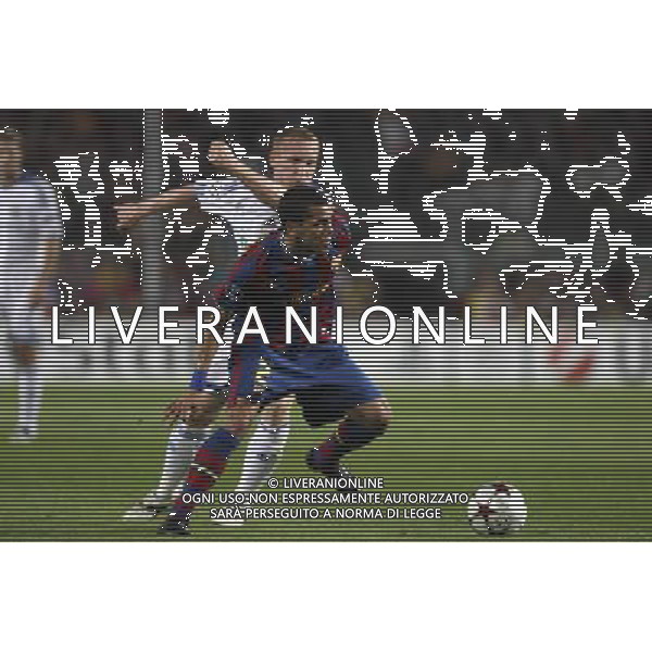 Barcellona vs Dinamo Kiev 29/09/2009 Champions League nella foto Daniel Alves. © Acero / ALFAQUI/Agenzia Aldo Liverani Sas