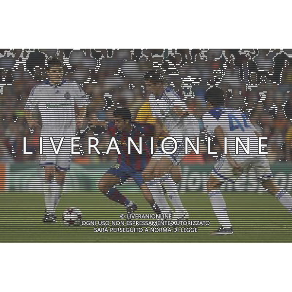 Barcellona vs Dinamo Kiev 29/09/2009 Champions League nella foto Pedro Rodriguez e Yevgen Khacheridi © Acero / ALFAQUI/Agenzia Aldo Liverani Sas