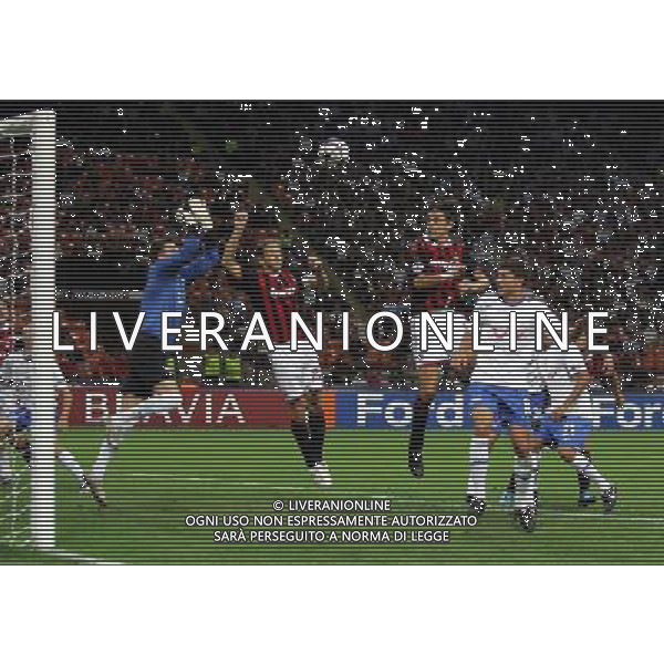 Milan - Zurigo Champions League 30/09/2009 nella foto occasione di filippo inzaghi ©luzzani/Agenzia Aldo Liverani Sas