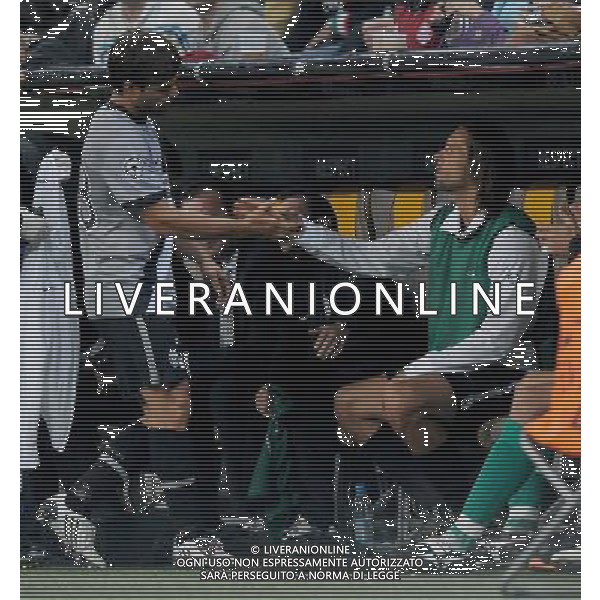 Champions League 2009/2010 Gruppo A Monano(Germania) - 30.09.2009 FC Bayern Monaco-FC Juventus Nella Foto:STRETTA DI MANO AMAURI-DIEGO /Ph.Vitez-Ag. Aldo Liverani