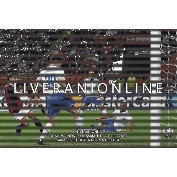 Milan - Zurigo Champions League 30/09/2009 nella foto occasione di filippo inzaghi ©luzzani/Agenzia Aldo Liverani Sas