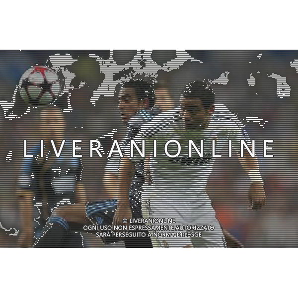 Real Madrid vs Olympique Marsiglia 30/09/2009 Champions League nella foto Marcelo and Fabrice Abriel. Photo: Cid-Fuentes / Cebolla / ALFAQUI/Agenzia Aldo Liverani Sas - ITALY ONLY -