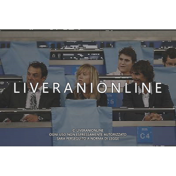 Real Madrid vs Olympique Marsiglia 30/09/2009 Champions League nella foto Rafael Nadal con la sorella e il padre in tribuna Photo: Cid-Fuentes / Cebolla / ALFAQUI/Agenzia Aldo Liverani Sas - ITALY ONLY -