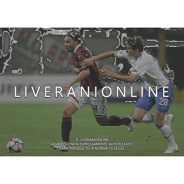 Milano 30-09-2009 Champions League 2009/10 milan-zurigo 0:1 nella foto marek jankulovski e milan gajic ph marco luzzani/ag aldo liverani s.a.s.