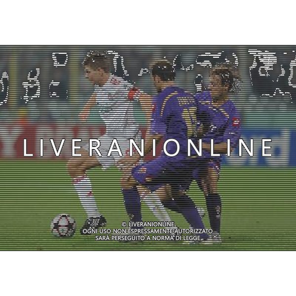 Champions League 2009/2010 Gruppo E Firenze - 29.09.2009 ACF Fiorentina-FC Liverpool Nella Foto:GERRARD STEVAN-DONADEL MARCO /Ph.Vitez-Ag. Aldo Liverani