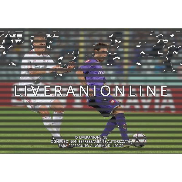 Champions League 2009/2010 Gruppo E Firenze - 29.09.2009 ACF Fiorentina-FC Liverpool Nella Foto:MUTU ADRIAN-SKRTEL MARTIN /Ph.Vitez-Ag. Aldo Liverani