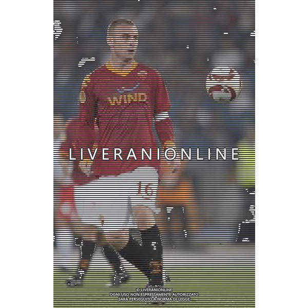 Roma - 01/10/2009 - Stadio Olimpico - Uefa Europa League Gruppo E - AS Roma vs CSKA Sofia - nella foto: Daniele DE ROSSI ph. Corradetti / @Aldo LIVERANI Sas
