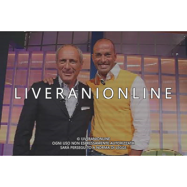 \' QUELLI CHE IL CALCIO\' NELLA FOTO: MASSIMO CAPUTI - STEFANO BETTARINI MILANO - STUDI RAI © ANTONIO SORANO - AG. ALDO LIVERANI SAS