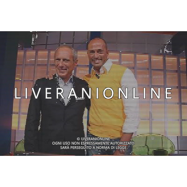 \' QUELLI CHE IL CALCIO\' NELLA FOTO: MASSIMO CAPUTI - STEFANO BETTARINI MILANO - STUDI RAI © ANTONIO SORANO - AG. ALDO LIVERANI SAS