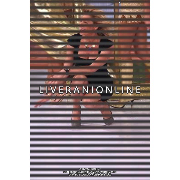 \' QUELLI CHE IL CALCIO\' NELLA FOTO: SIMONA VENTURA MILANO - STUDI RAI © ANTONIO SORANO - AG. ALDO LIVERANI SAS