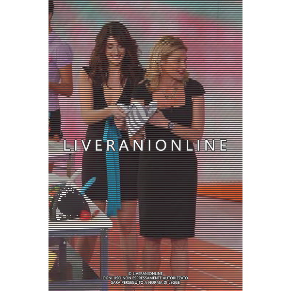 \' QUELLI CHE IL CALCIO\' NELLA FOTO: ELISA ISOARDI - SIMONA VENTURA MILANO - STUDI RAI © ANTONIO SORANO - AG. ALDO LIVERANI SAS