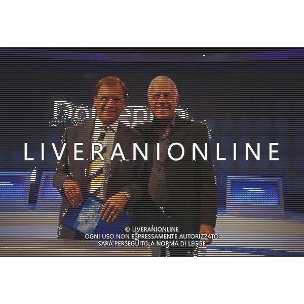 \' LA DOMENICA SPORTIVA\' MILANO - STUDI RAI NELLA FOTO: MASSIMO DE LUCA - TEO TEOCOLI © ANTONIO SORANO - AG. ALDO LIVERANI SAS
