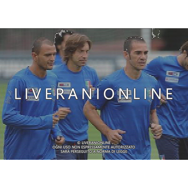 Raduno Nazionale Italiana a Coverciano Coverciano(FI) - 06.10.2009 Allenamento Nella Foto: GAETANO D\'AGOSTINO-SIMONE PEPE E ANDREA PIRLO /Ph.Vitez-Ag. Aldo Liverani