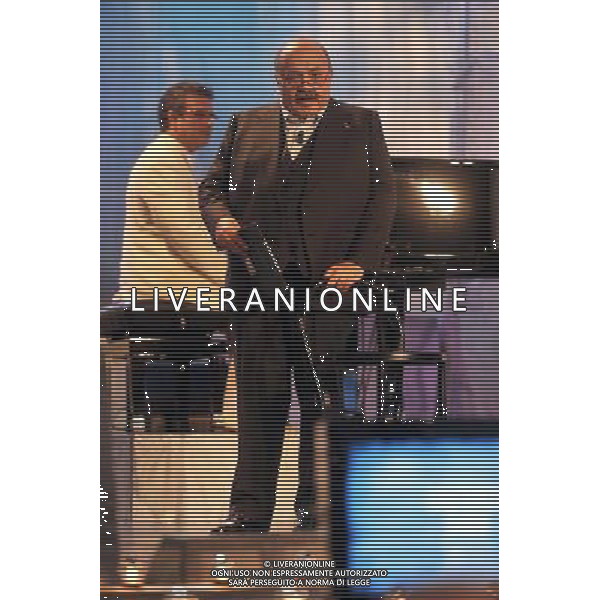 PRIMA PUNTATA DEL \' MAURIZIO COSTANZO SHOW\' ROMA - TEATRO PARIOLI NELLA FOTO:MAURIZIO COSTANZO © MASSIMO BRUNI - AG. ALDO LIVERANI SAS