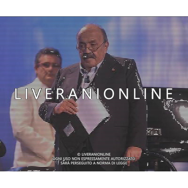 PRIMA PUNTATA DEL \' MAURIZIO COSTANZO SHOW\' ROMA - TEATRO PARIOLI NELLA FOTO:MAURIZIO COSTANZO © MASSIMO BRUNI - AG. ALDO LIVERANI SAS