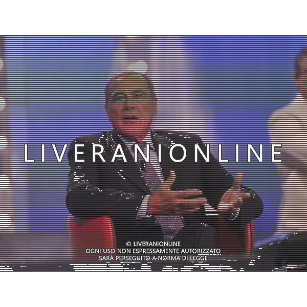 PRIMA PUNTATA DEL \' MAURIZIO COSTANZO SHOW\' ROMA - TEATRO PARIOLI NELLA FOTO: PIERO GRASSO © MASSIMO BRUNI - AG. ALDO LIVERANI SAS