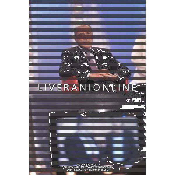 PRIMA PUNTATA DEL \' MAURIZIO COSTANZO SHOW\' ROMA - TEATRO PARIOLI NELLA FOTO: PIERO GRASSO © MASSIMO BRUNI - AG. ALDO LIVERANI SAS