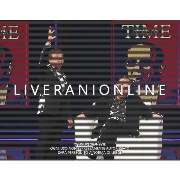 TRASMISSIONE TV: \' CHIAMBRETTI NIGHT\' STUDI MEDIASET - COLOGNO MONZESE NELLA FOTO: PIERO CHIAMBRETTI - GIUSEPPE TORNATORE © ANTONIO SORANO - AG. ALDO LIVERANI SAS