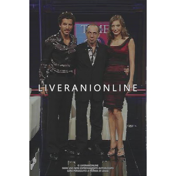 TRASMISSIONE TV: \' CHIAMBRETTI NIGHT\' STUDI MEDIASET - COLOGNO MONZESE NELLA FOTO: FRANCESCO SCIANNA - GIUSEPPE TORNATORE - MARGARETH MADE\' © ANTONIO SORANO - AG. ALDO LIVERANI SAS