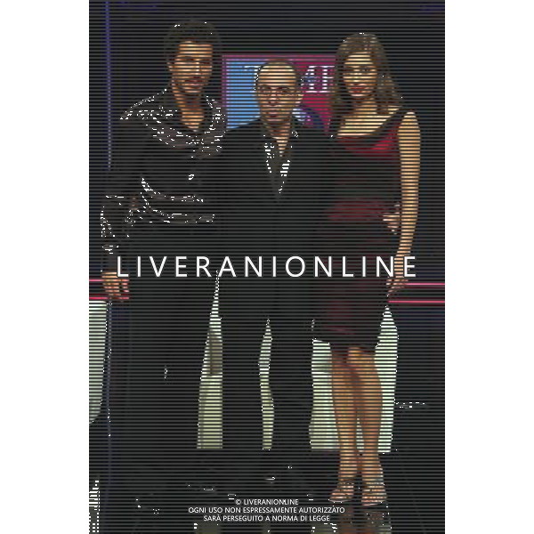 TRASMISSIONE TV: \' CHIAMBRETTI NIGHT\' STUDI MEDIASET - COLOGNO MONZESE NELLA FOTO: FRANCESCO SCIANNA - GIUSEPPE TORNATORE - MARGARETH MADE\' © ANTONIO SORANO - AG. ALDO LIVERANI SAS