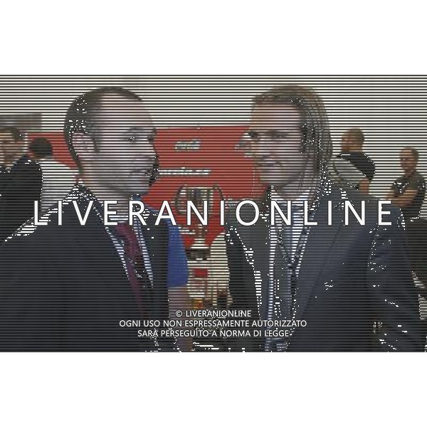 MADRID, Spain (06/10/09).- Meeting of all the Spanish players who have international participation with Spanish Soccer National Team along its history to mark the centenary of the Royal Spanish Soccer Federation. Pictured Andes Iniesta and Diego Capel. © Alex Cid-Fuentes / ALFAQUI - Ag. Aldo Liverani sas ITALY ONLY Centenario della federazione di calcio della Spagna.