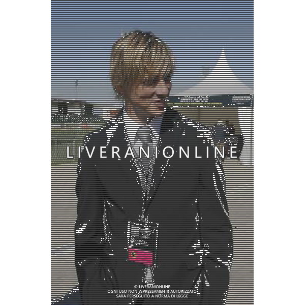 MADRID, Spain (06/10/09).- Meeting of all the Spanish players who have international participation with Spanish Soccer National Team along its history to mark the centenary of the Royal Spanish Soccer Federation. Pictured Fernando Torres. © Alex Cid-Fuentes / ALFAQUI - Ag. Aldo Liverani sas ITALY ONLY Centenario della federazione di calcio della Spagna.