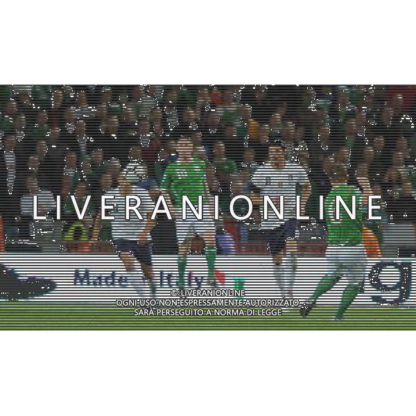 Qualificazioni ai Campionati Mondiali Sud Africa 2010 Gruppo 8 Dublino - 10.10.2009 Irlanda EIRE-Italia Nella Foto: IL GOL DI WHELAN /Ph.Vitez-Ag. Aldo Liverani