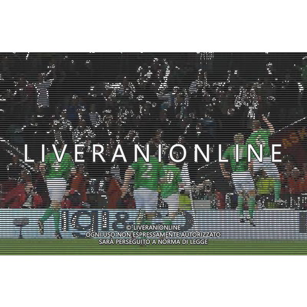 Qualificazioni ai Campionati Mondiali Sud Africa 2010 Gruppo 8 Dublino - 10.10.2009 Irlanda EIRE-Italia Nella Foto:L\'ESULTANZA DI WHELAN DOPO IL GOL /Ph.Vitez-Ag. Aldo Liverani