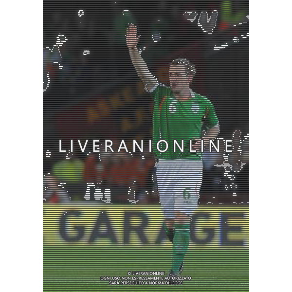 Qualificazioni ai Campionati Mondiali Sud Africa 2010 Gruppo 8 Dublino - 10.10.2009 Irlanda EIRE-Italia Nella Foto:L\'ESULTANZA DI WHELAN DOPO IL GOL /Ph.Vitez-Ag. Aldo Liverani