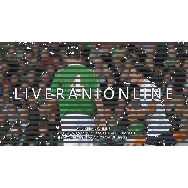 Qualificazioni ai Campionati Mondiali Sud Africa 2010 Gruppo 8 Dublino - 10.10.2009 Irlanda EIRE-Italia Nella Foto:L\'ESULTANZA DI CAMORANESI DOPO IL GOL /Ph.Vitez-Ag. Aldo Liverani