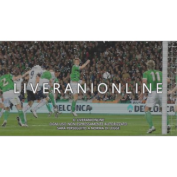 Qualificazioni ai Campionati Mondiali Sud Africa 2010 Gruppo 8 Dublino - 10.10.2009 Irlanda EIRE-Italia Nella Foto:IL GOL DI CAMORANESI /Ph.Vitez-Ag. Aldo Liverani