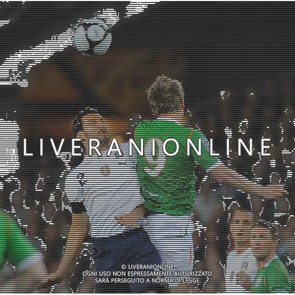 Qualificazioni ai Campionati Mondiali Sud Africa 2010 Gruppo 8 Dublino - 10.10.2009 Irlanda EIRE-Italia Nella Foto:ZAMBROTTA-DOYLE /Ph.Vitez-Ag. Aldo Liverani